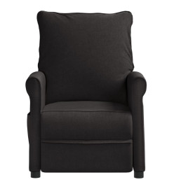 Fauteuil inclinable électrique Noir Tissu