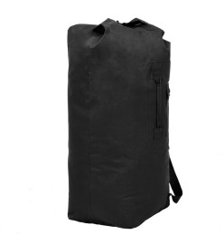 Sac de sport en style militaire 85 L Noir