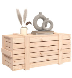 Boîte de rangement 91x40,5x42 cm Bois massif de pin