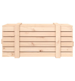 Boîte de rangement 91x40,5x42 cm Bois massif de pin