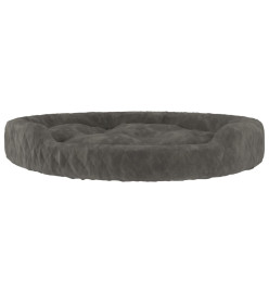 Lit pour chien Gris foncé 70x55x23 cm Peluche