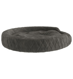 Lit pour chien Gris foncé 70x55x23 cm Peluche