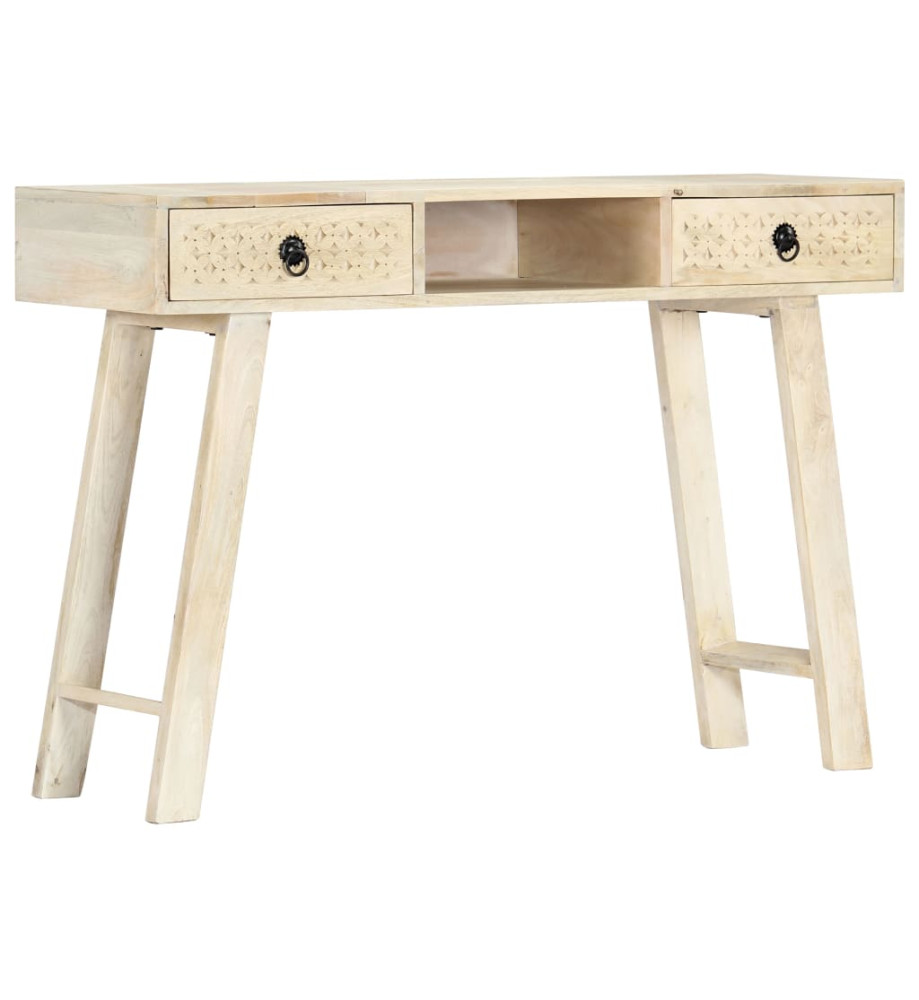 Table console 110 x 35 x 76 cm Bois de manguier massif