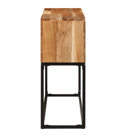 Table console 120x30x75 cm Bois d'acacia massif