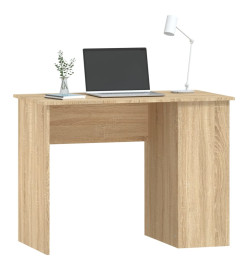 Bureau chêne sonoma 100x55x75 cm bois d'ingénierie