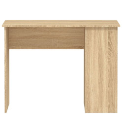 Bureau chêne sonoma 100x55x75 cm bois d'ingénierie