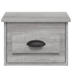 Table de chevet murale sonoma gris 41,5x36x28 cm