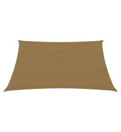 Voile d'ombrage 160 g/m² Taupe 3/4x2 m PEHD