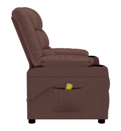 Fauteuil de massage Marron Similicuir