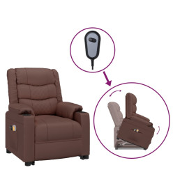 Fauteuil de massage Marron Similicuir