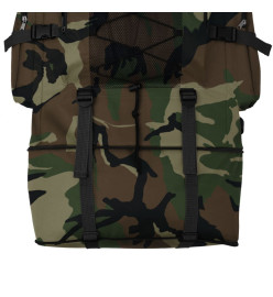 Sac à dos en style d'armée XXL 100 L Camouflage