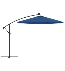 Tissu de remplacement pour parasol déporté bleu azuré 300 cm