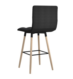 Tabouret de bar Noir Tissu