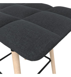 Tabouret de bar Noir Tissu