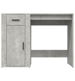 Bureau Gris béton 100x49x75 cm Bois d'ingénierie