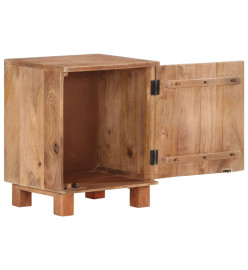 Table de chevet 40x35x51 cm Bois de manguier solide