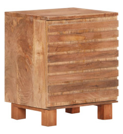 Table de chevet 40x35x51 cm Bois de manguier solide