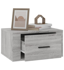 Tables de chevet murales 2 pcs Sonoma gris 50x36x25 cm