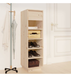 Armoire à chaussures 34x30x105 cm Bois de pin massif