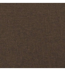 Banc Marron foncé 100x30x30 cm Tissu