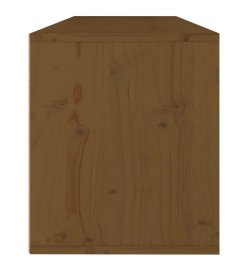 Armoire murale Marron miel 100x30x35 cm Bois de pin massif