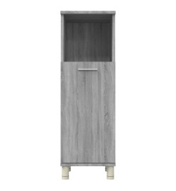 Armoire de bain Sonoma gris 30x30x95 cm Bois d'ingénierie