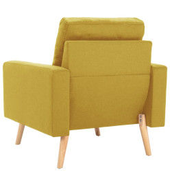 Fauteuil Jaune Tissu