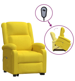 Fauteuil jaune tissu