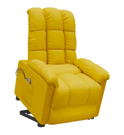 Fauteuil de massage Jaune Tissu