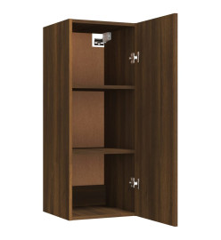 Armoire murale Chêne marron 34,5x34x90 cm Bois d'ingénierie