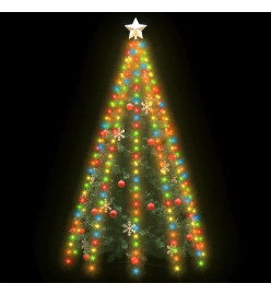 Guirlande lumineuse d'arbre de Noël 300 LED colorées 300 cm