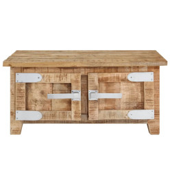 Table basse 67x67x30 cm Bois de manguier massif