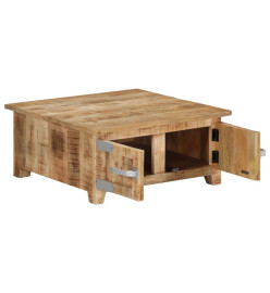 Table basse 67x67x30 cm Bois de manguier massif