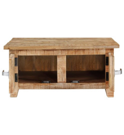 Table basse 67x67x30 cm Bois de manguier massif