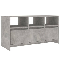 Meuble TV Gris béton 102x37,5x52,5 cm Aggloméré