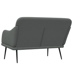 Banc Gris foncé 110x76x80 cm Tissu