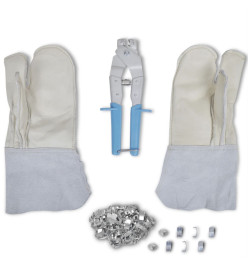 Ensemble d'accessoires fil de fer NATO(Gants, queues d'arondes, pince)