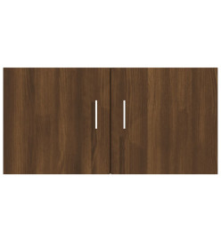 Armoire murale Chêne marron 80x39x40 cm Bois d'ingénierie