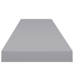 Étagère murale flottante Gris 120x23,5x3,8 cm MDF