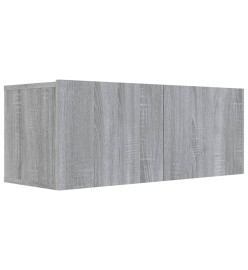 Ensemble de meubles TV 3 pcs Sonoma gris Bois d'ingénierie