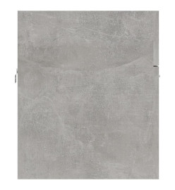 Armoire d'évier Gris béton 80x38,5x46 cm Aggloméré