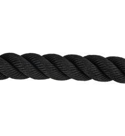 Corde de combat noir 6 m 4,5 kg polyester