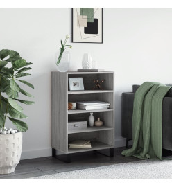 Buffet haut sonoma gris 57x35x90 cm bois d'ingénierie