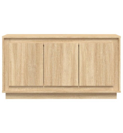 Buffet chêne sonoma 102x35x55 cm bois d'ingénierie