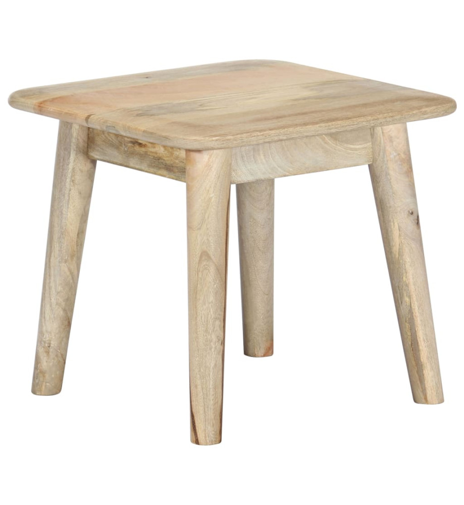 Table basse 45x45x40 cm Bois de manguier massif