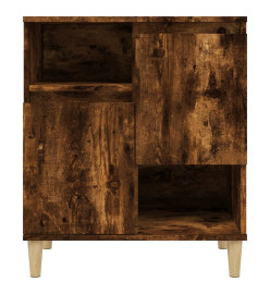 Buffets 2 pcs chêne fumé 60x35x70 cm bois d'ingénierie