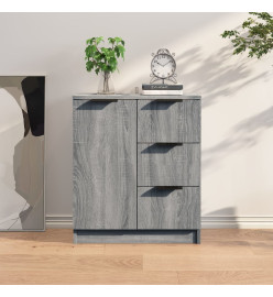Buffet Sonoma gris 60x30x70 cm Bois d'ingénierie