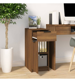Armoire de bureau Chêne Marron 33,5x50x75 cm Bois d'ingénierie
