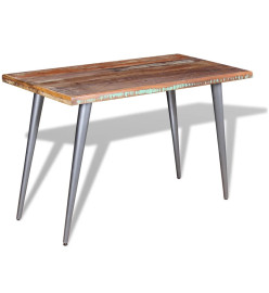 Table de salle à manger Bois de récupération 120 x 60 x 76 cm