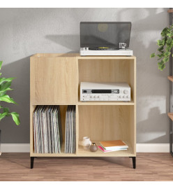 Armoire à disques chêne sonoma 84,5x38x89 cm bois d'ingénierie